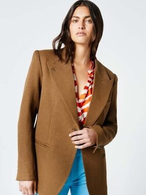 Smythe Camel Brown Tailored Blazer